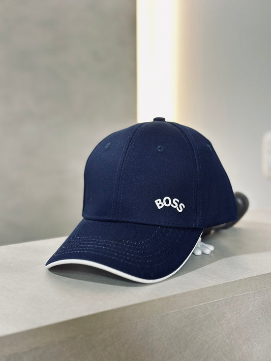 GORRA BOS AZUL OSCURO VIC BLANCA