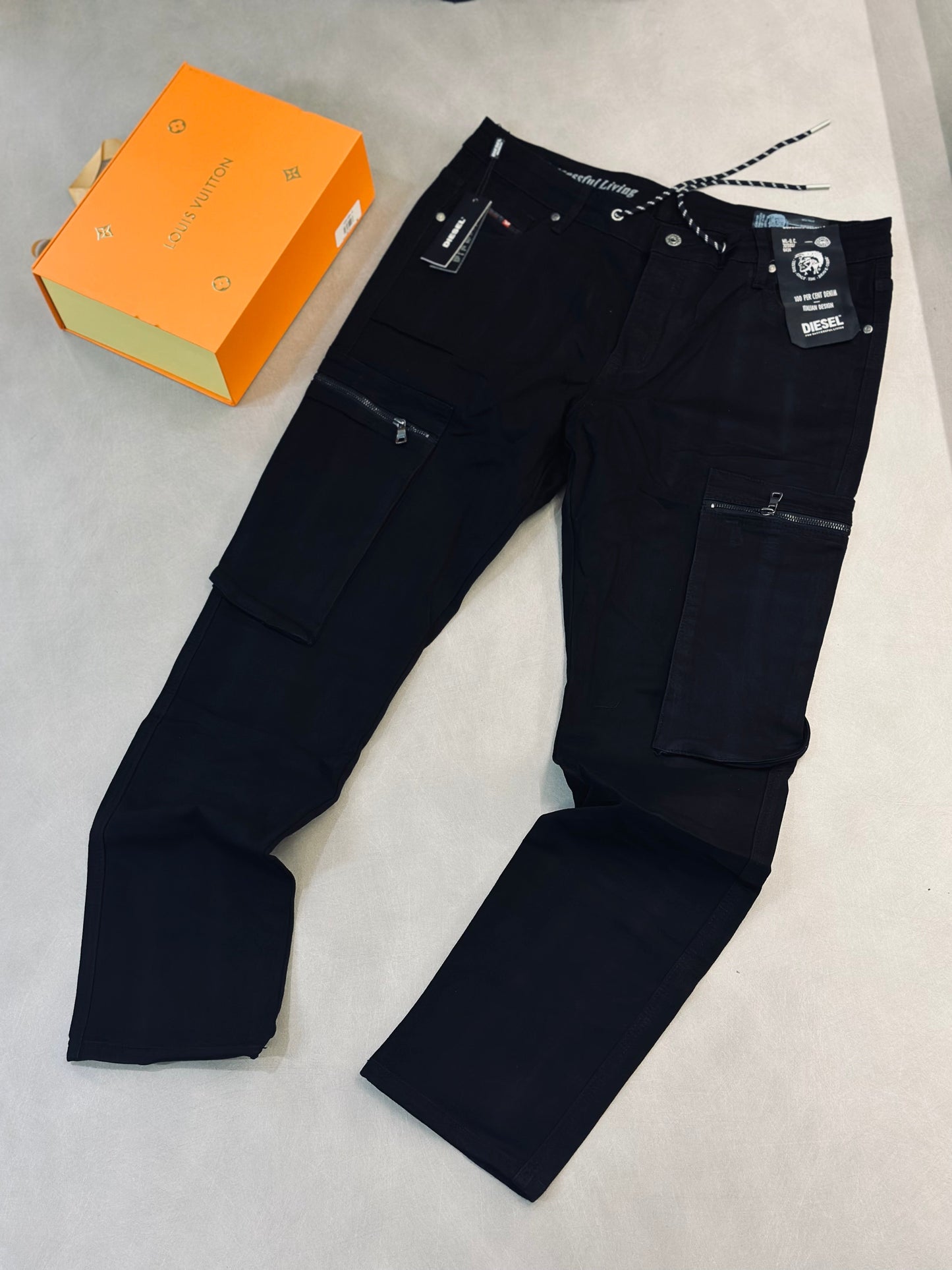 JEAN DIE NEGRO JOGGER CORDON BASIC