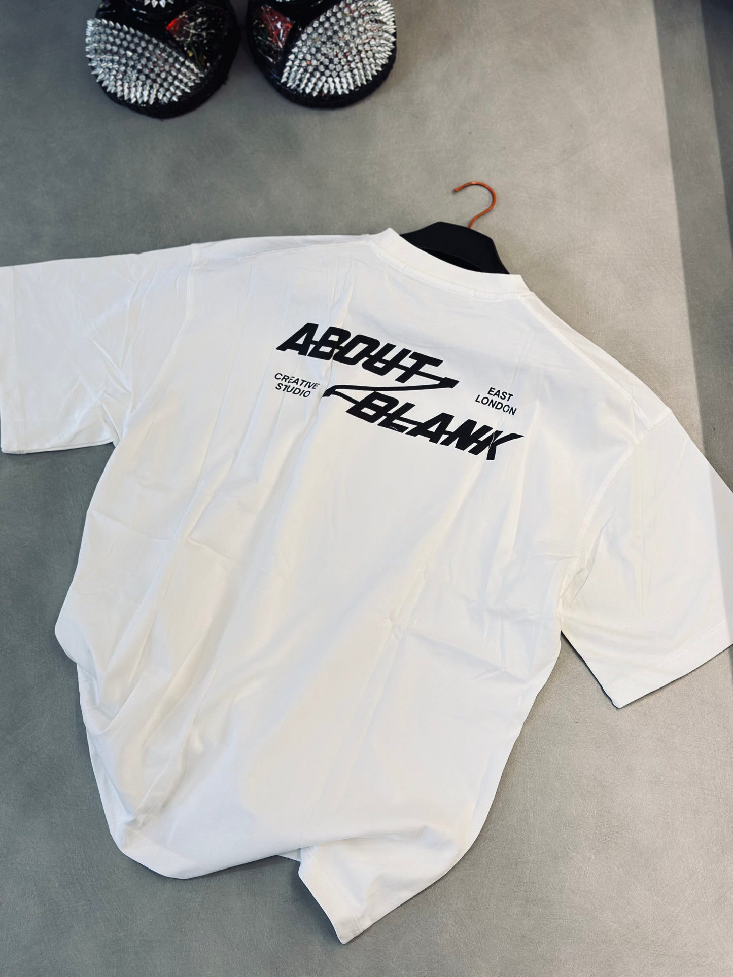 CAMISETA OVERSIZE ABO BLANCA AB "Z"