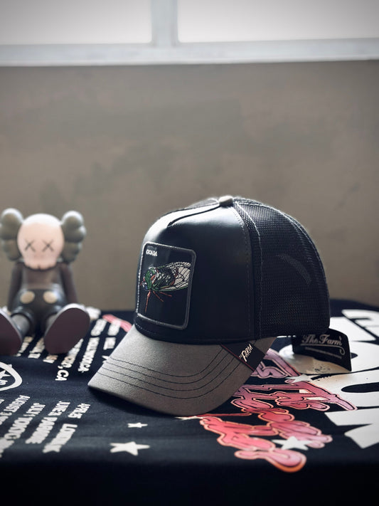 GORRA PREMIUM GOO NEGRA CUERINA MOSCO