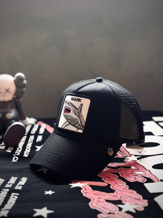 GORRA PREMIUM GOO NEGRA TIBURON