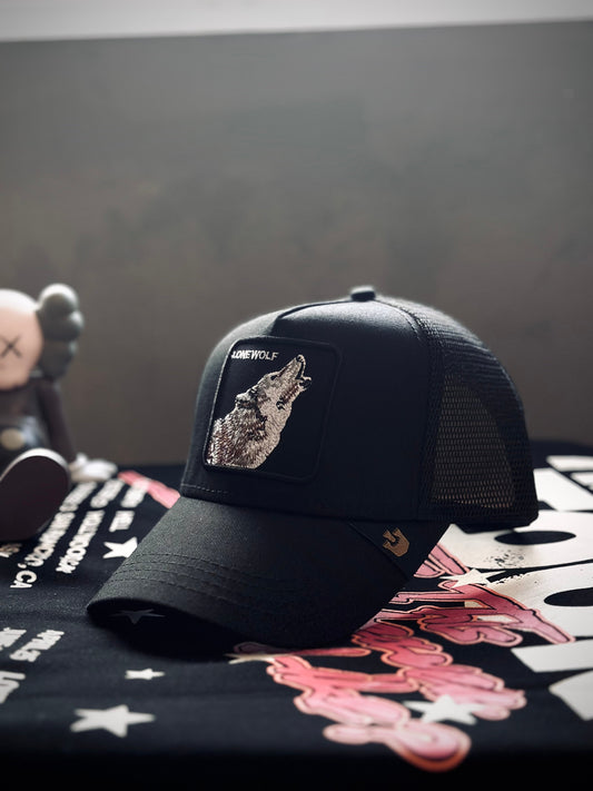 GORRA PREMIUM GOO NEGRA LOBO