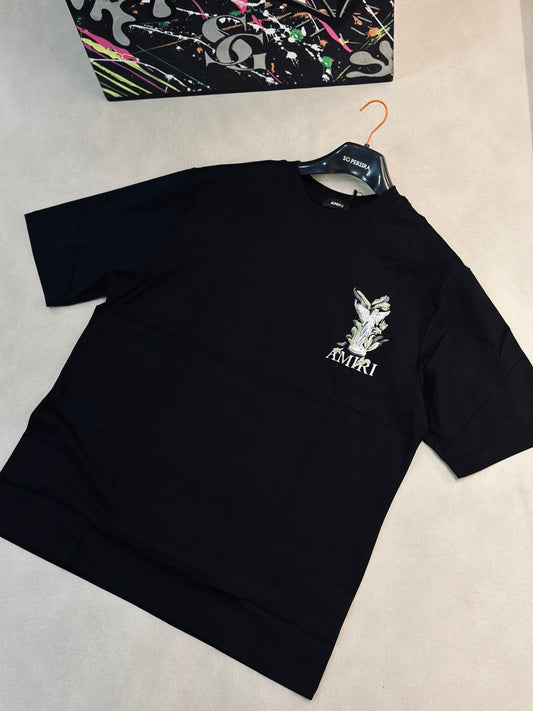 CAMISETA OVERSIZE AMI NEGRA ESTATUA ANGEL