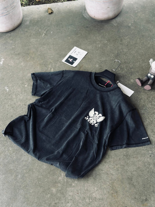 CAMISETA OVERSIZE PRO NEGRA ESCUDO