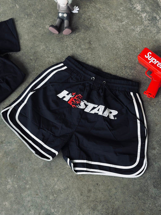 PANTALONETA HEL NEGRA LOGO ROJO