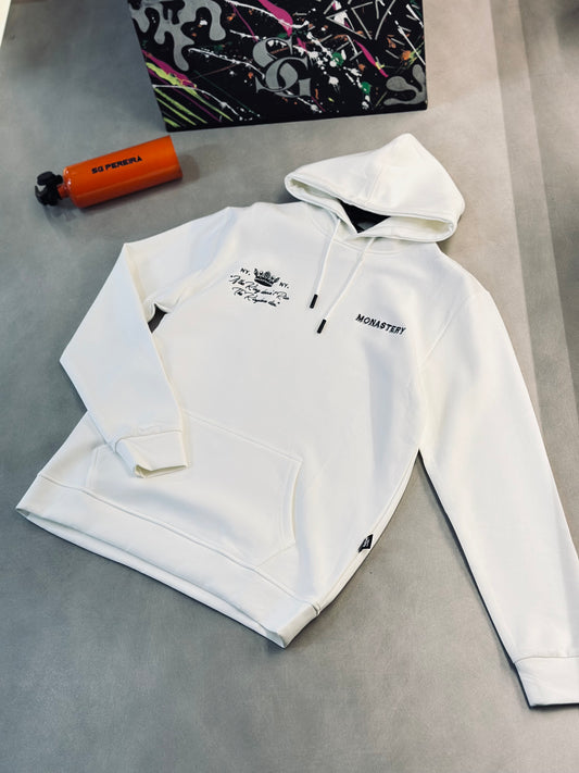 HOODIE MON BLANCO CORONA BORDADO