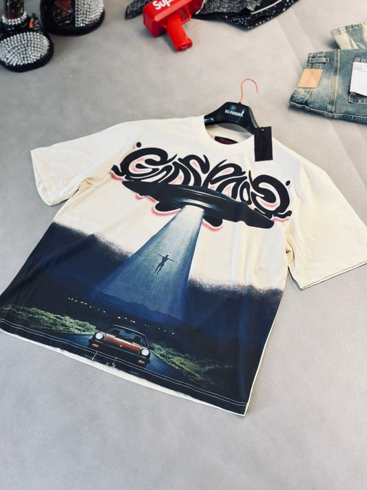 CAMISETA OVERSIZE GOS CREMA OVNI