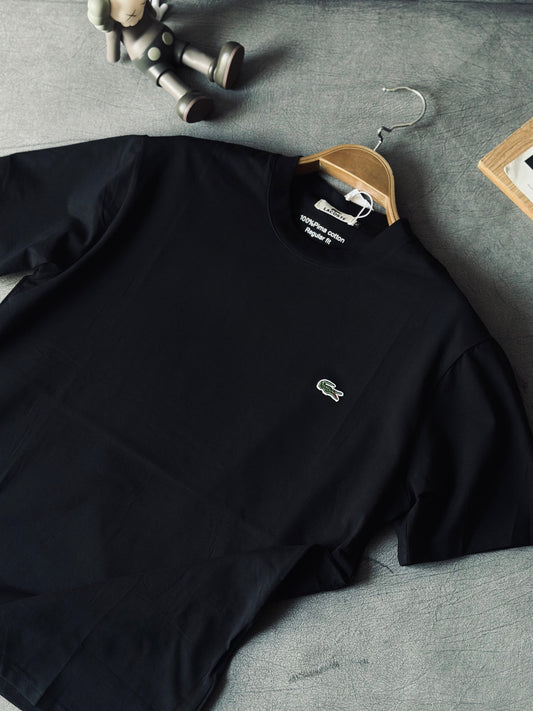 CAMISETA SLIM LAC NEGRA CLASICA TEJIDO