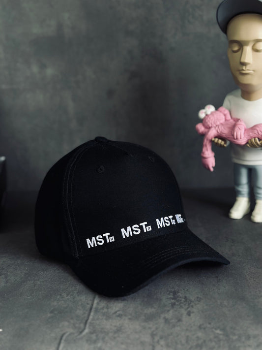 GORRA PREMIUM MON NEGRA MST "R" BLANCO