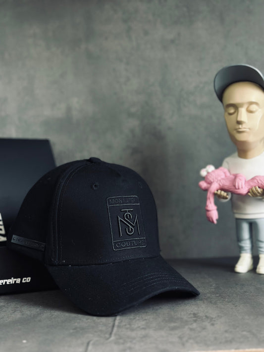 GORRA PREMIUM MON NEGRA CUADRO MST ALTORRELIEVE