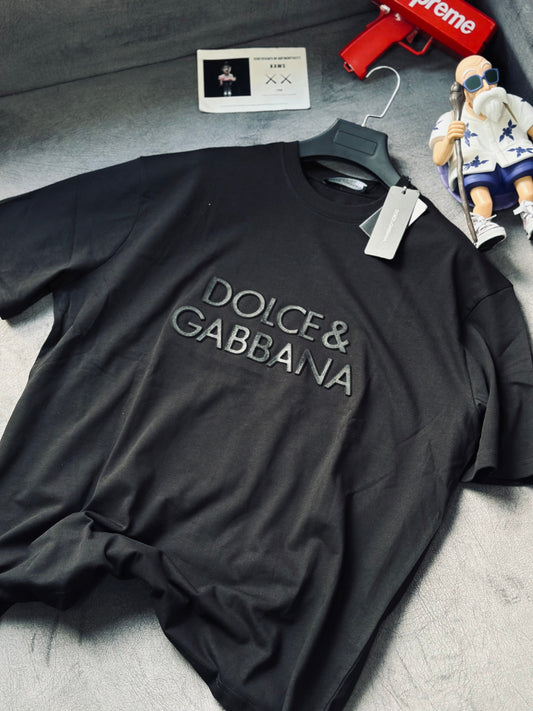 CAMISETA OVERSIZE TC DOL NEGRA ALTORRELIEVE