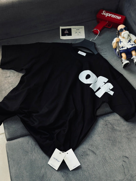 CAMISETA OVERSIZE OFF NEGRA OFFW BLANCO