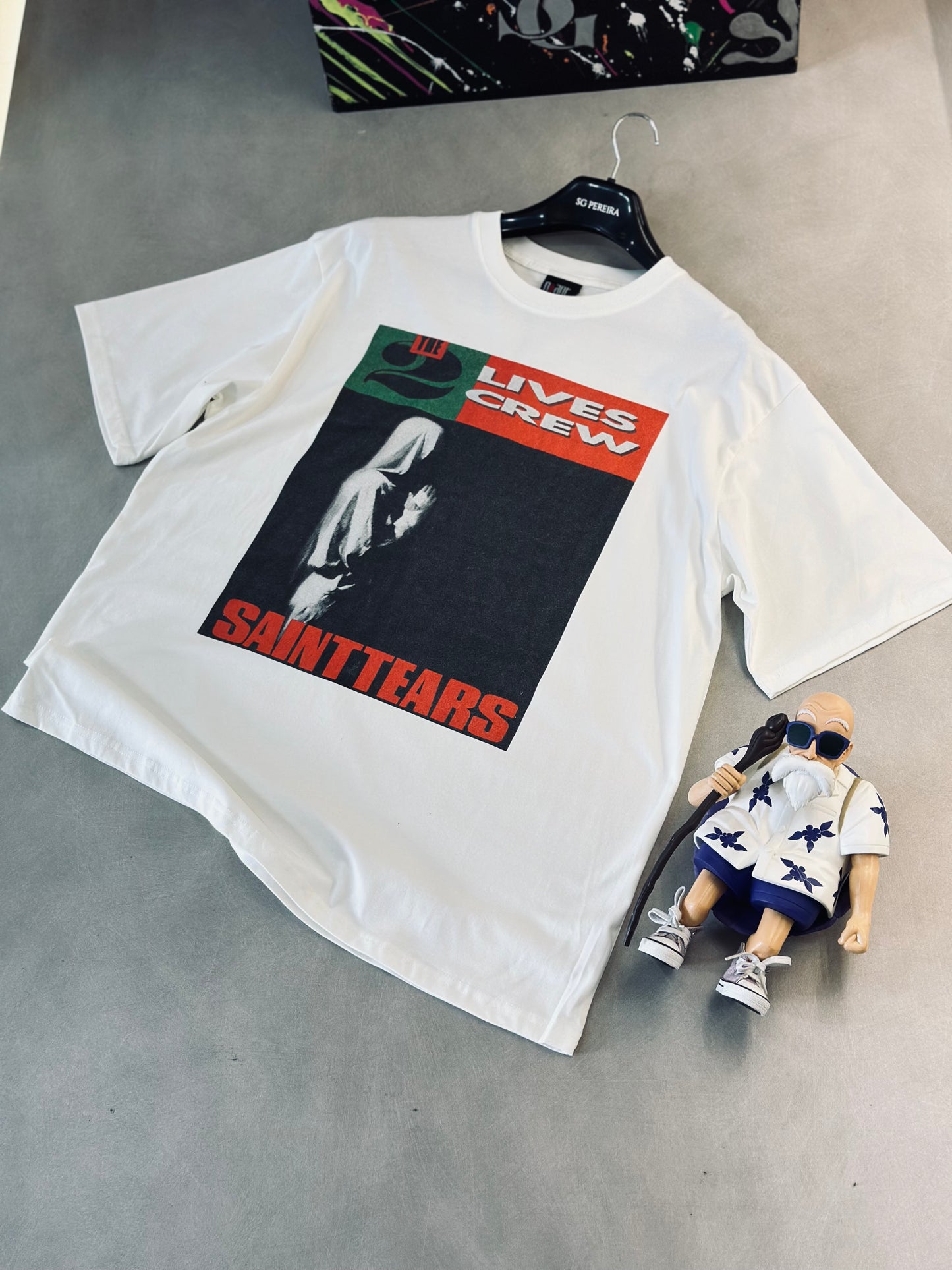 CAMISETA OVERSIZE SAIN BLANCA LIVES CREWS