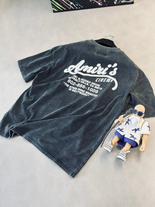 CAMISETA OVERSIZE AMI GRIS CINEMA