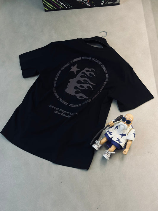 CAMISETA OVERSIZE HEL NEGRA HEL CAFÉ