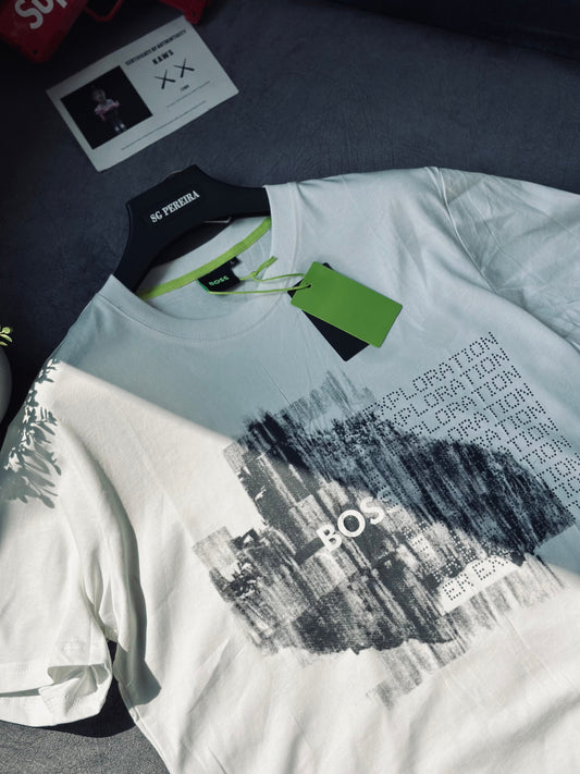 CAMISETA SLIM HUG BLANCA EXPLORAT