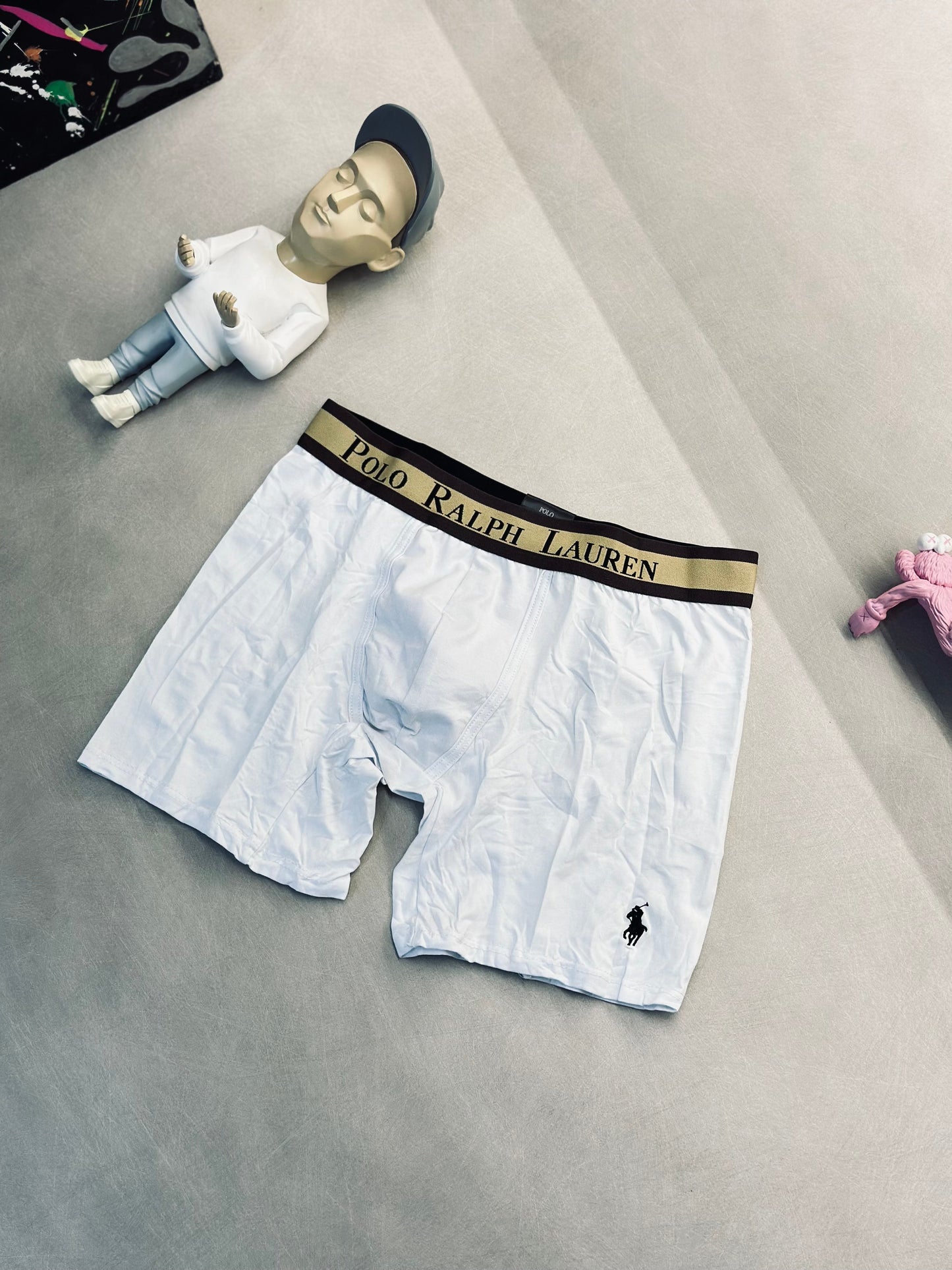 BOXER RAL BLANCO RESORTE CAFÉ