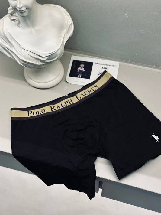 BOXER RAL NEGRO RESORTE CAFÉ