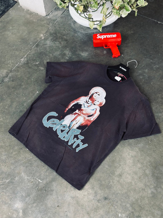 CAMISETA OVERSIZE SAI GRIS VIRGEN MARIA