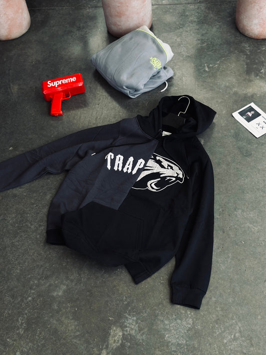 HOODIE TRA NEGRO GAMUSA MITAD