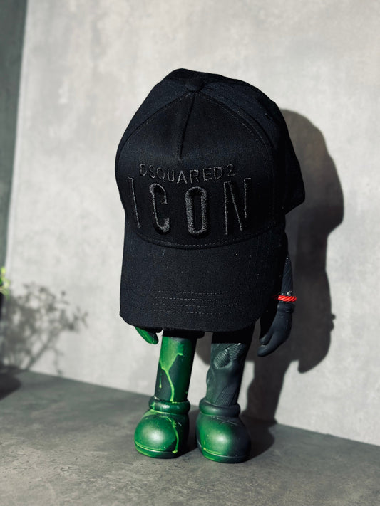 GORRA PREMIUM DSQ NEGRA ICO NEGRO