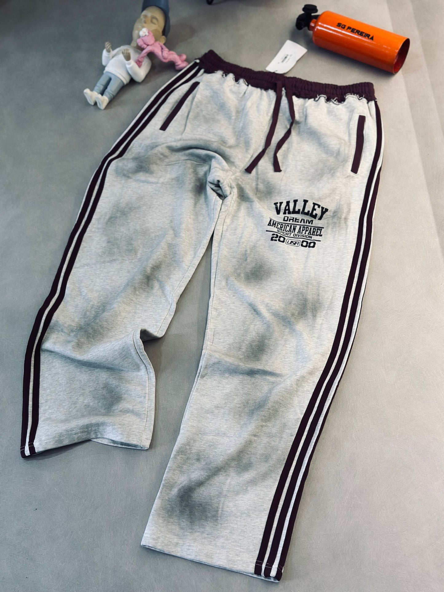 SUDADERA VAL GRIS LINEA VINOTINTO