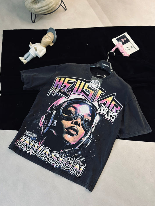 CAMISETA OVERSIZE HEL GRIS INVASION