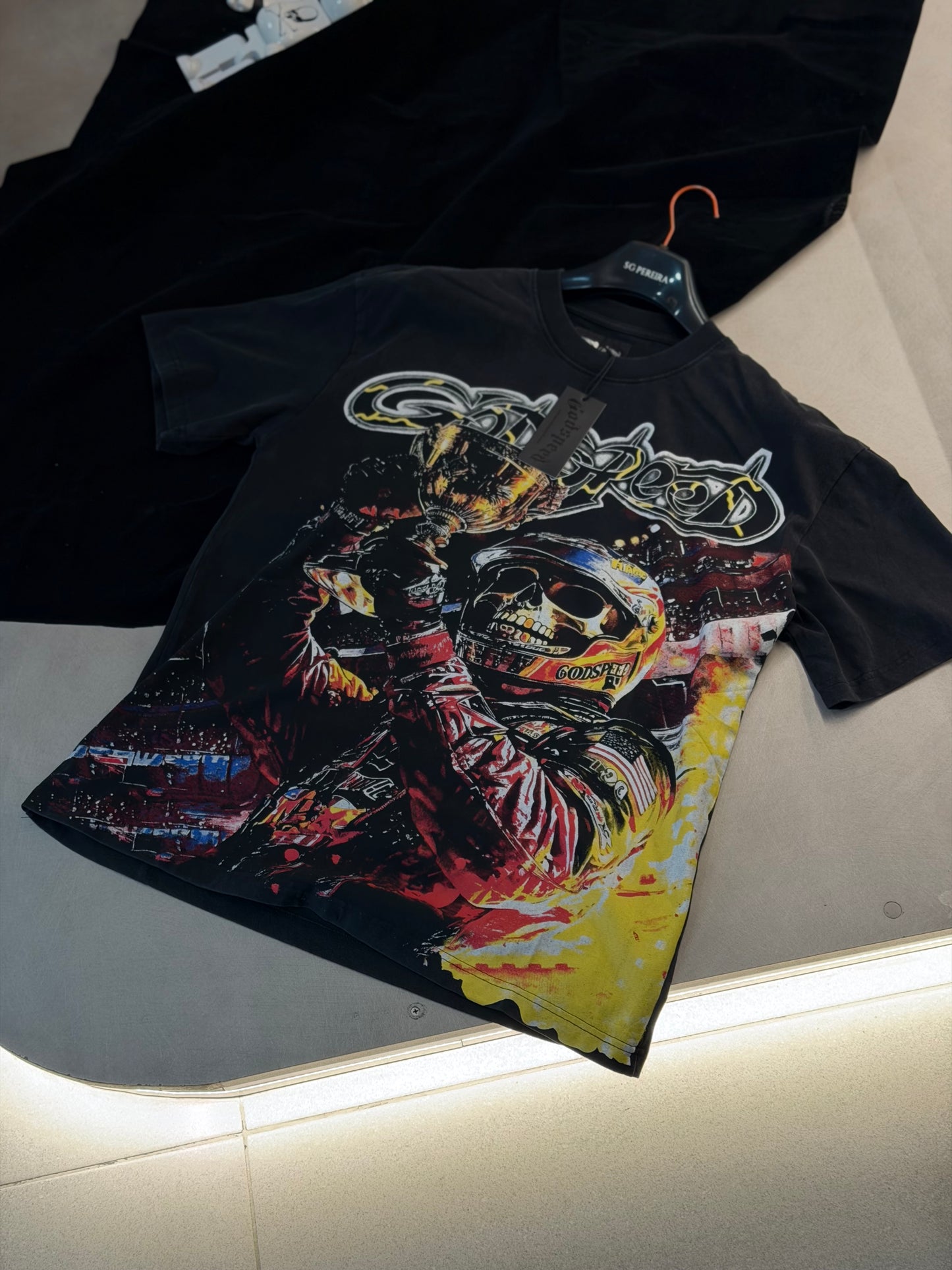 CAMISETA OVERSIZE GOD GRIS CAMPEON