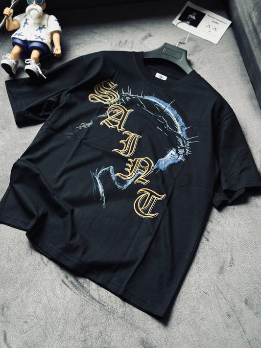 CAMISETA OVERSIZE SAI NEGRA JESUS