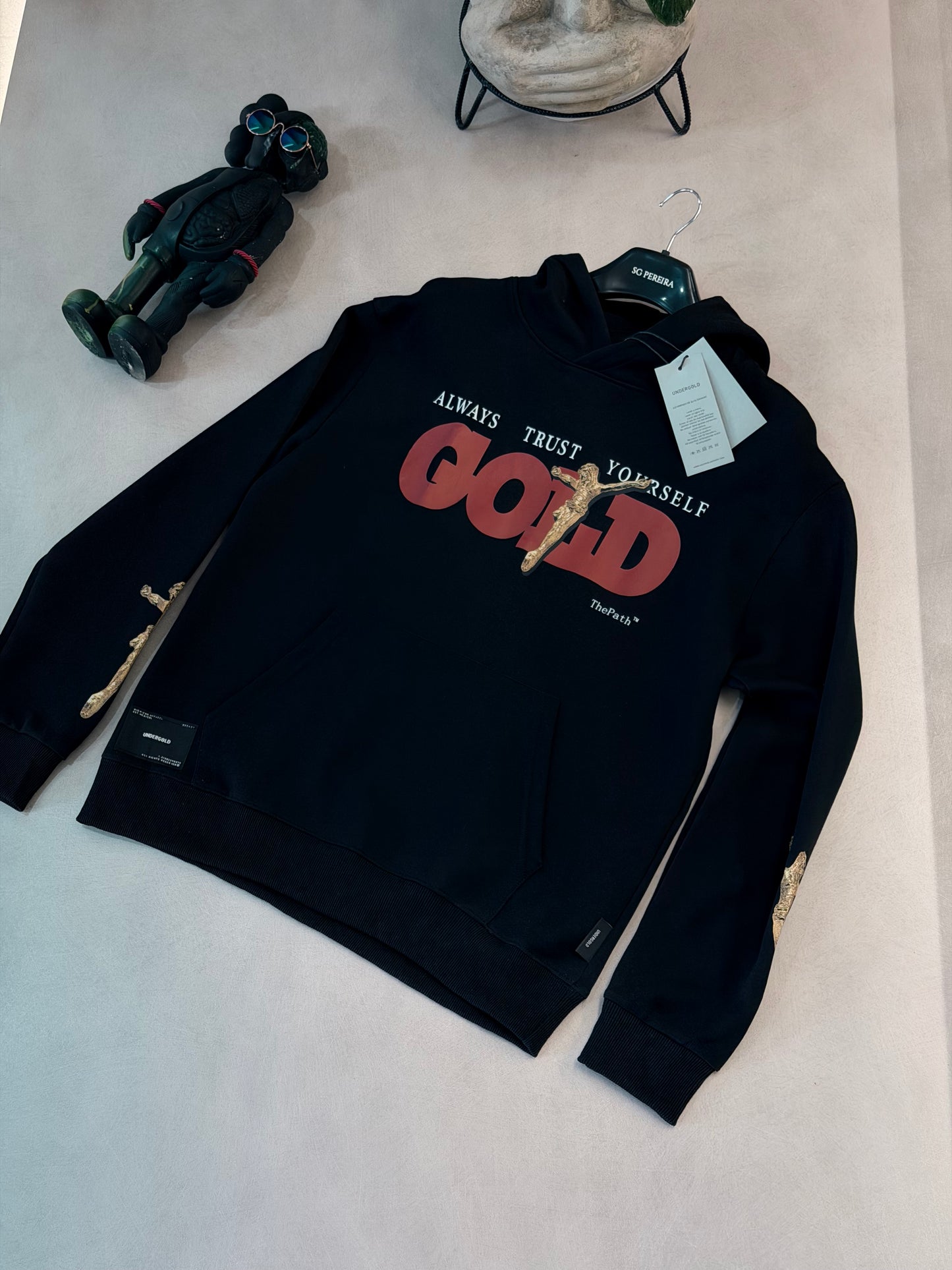 HOODIE UND NEGRO CRUZ JESUS