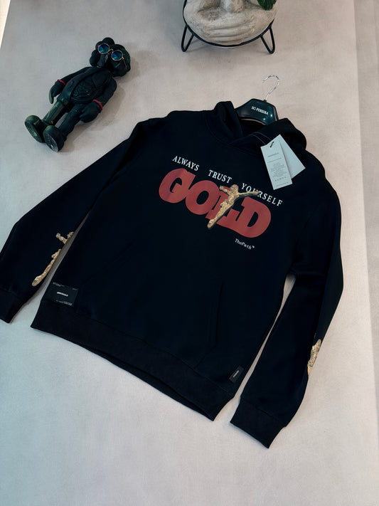 HOODIE UND NEGRO CRUZ JESUS