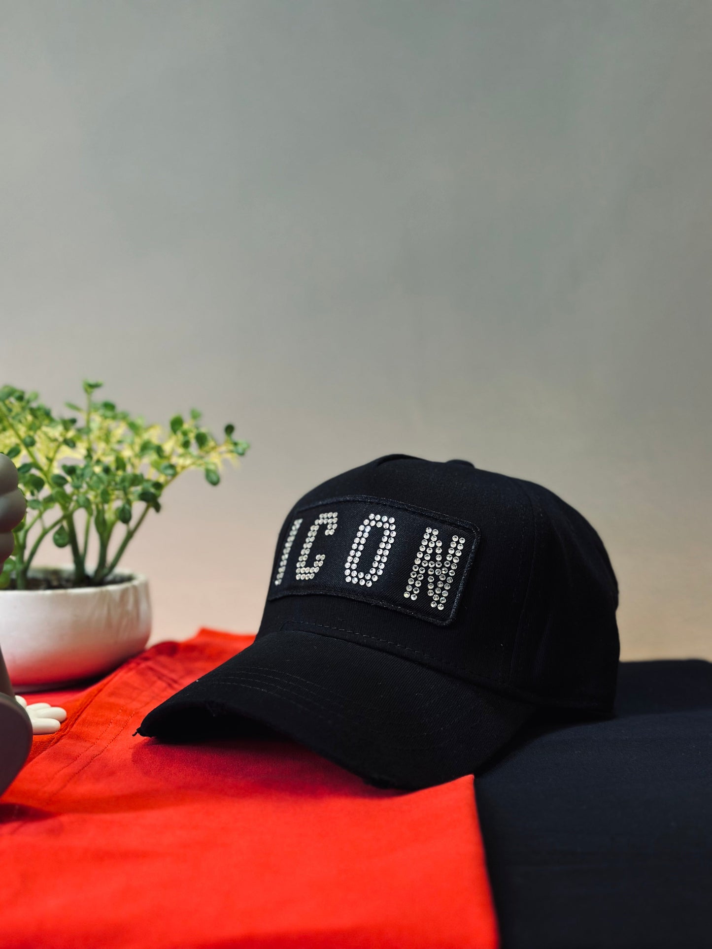 GORRA PREMIUM ICO NEGRA PIEDRAS