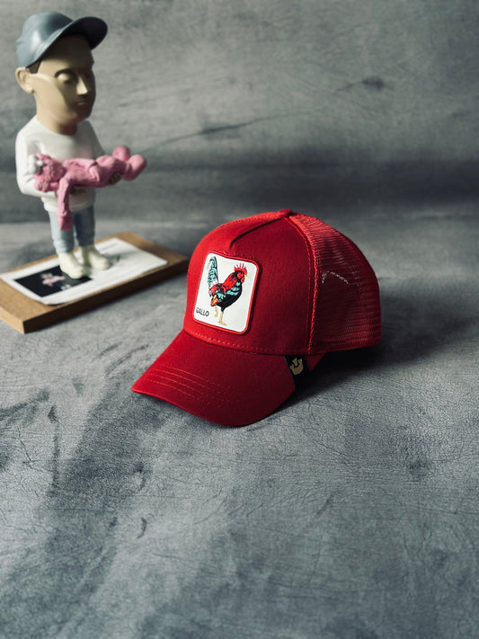 GORRA PREMIUM GOO ROJA GALLO