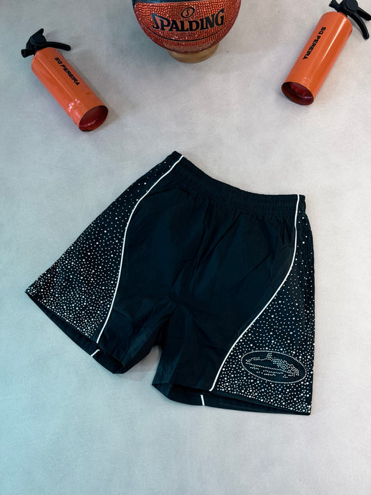 PANTALONETA COR NEGRA RHINESTONE LATERAL
