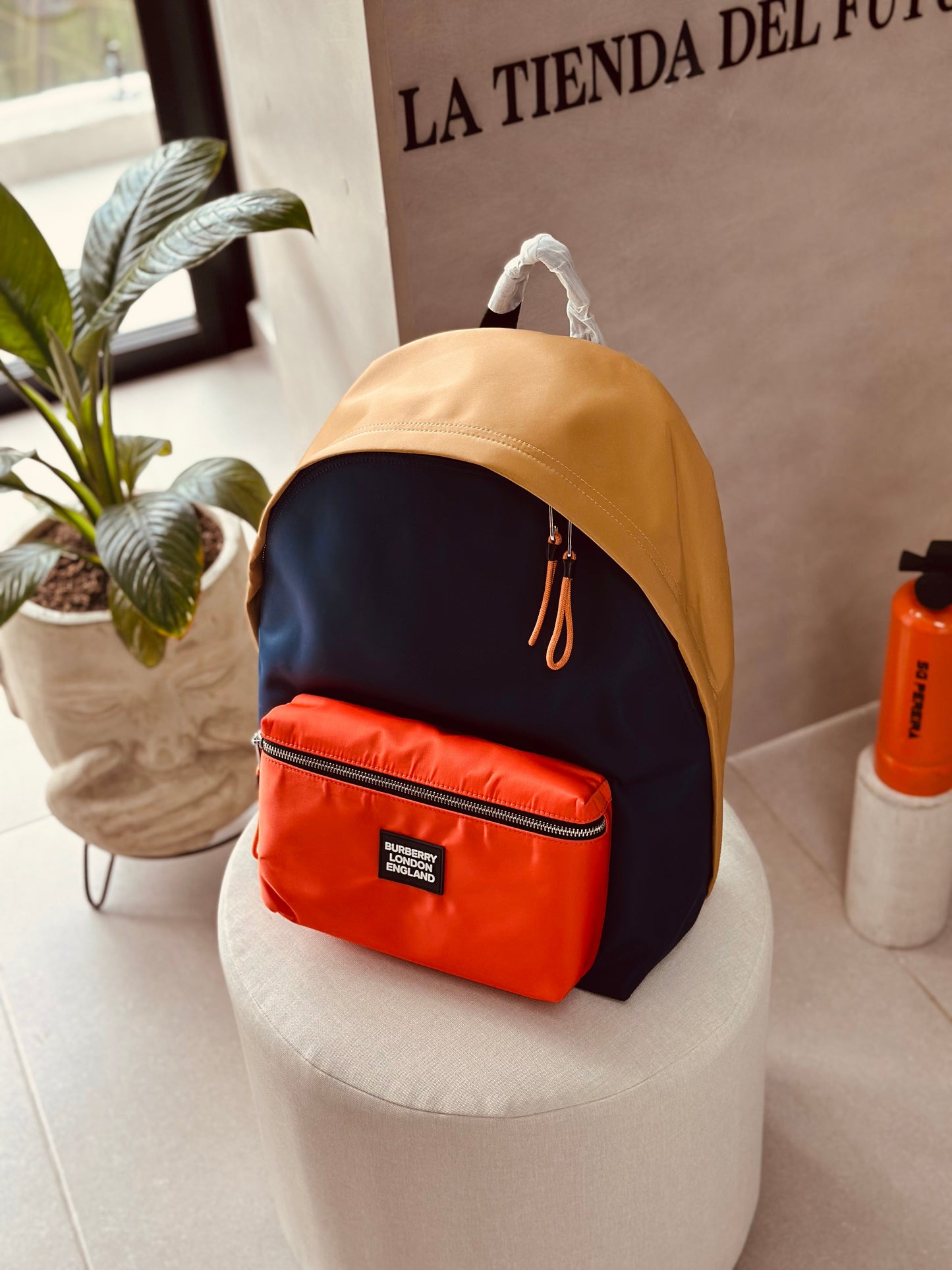 BOLSO BUR AZUL OSCURO LONDON ENGLAND