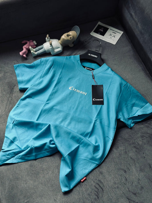 CAMISETA SLIM CLE AZUL CLASICO