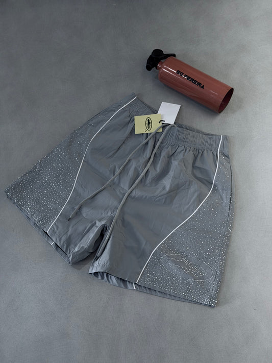 PANTALONETA COR GRIS RHINESTONE LATERAL
