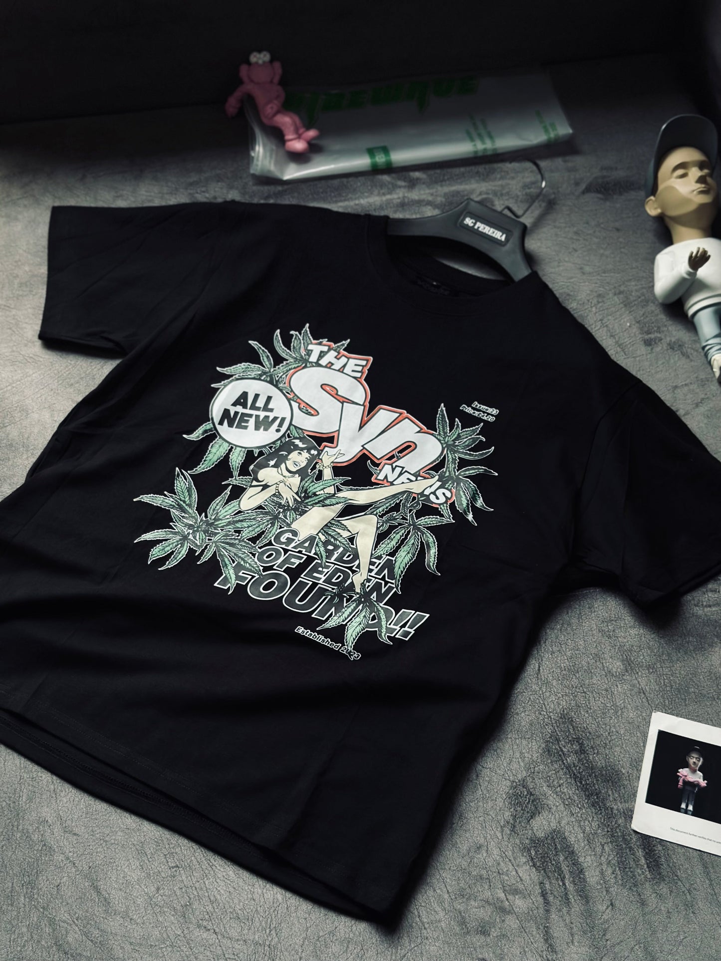 CAMISETA OVERSIZE SYN NEGRA THE SYN