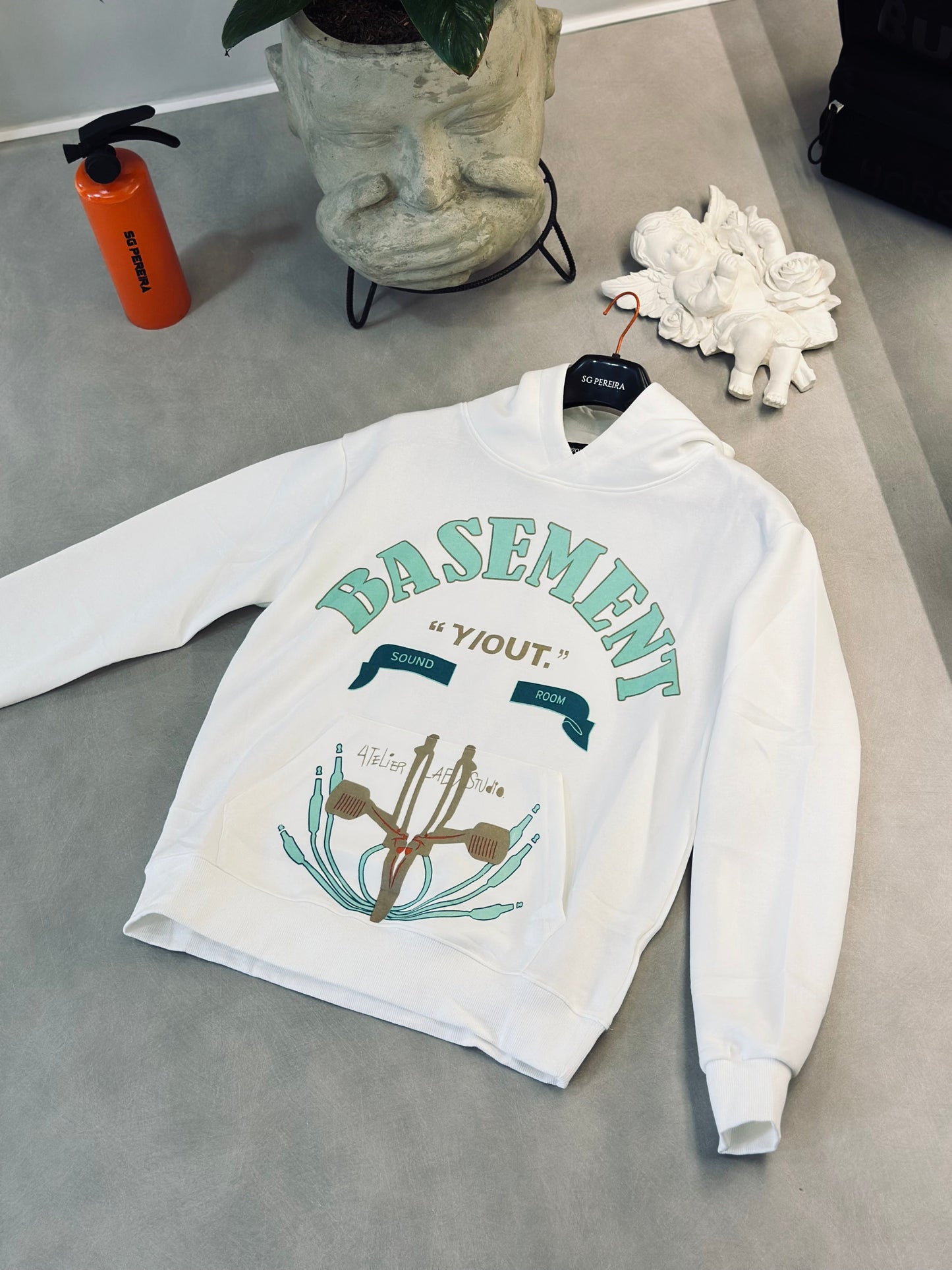 HOODIE YOU BLANCO BASEMENT