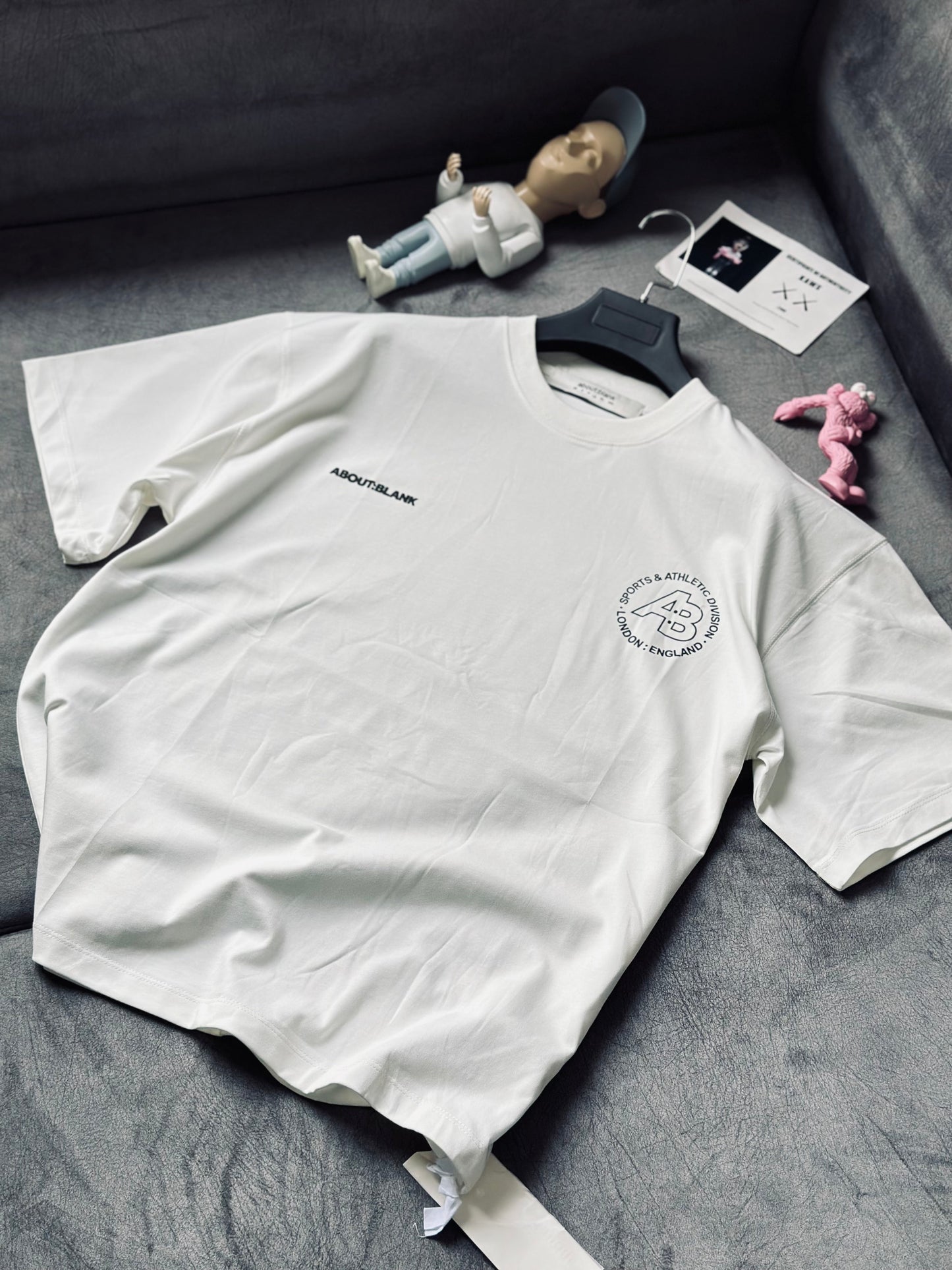 CAMISETA OVERSIZE ABO BLANCA AB