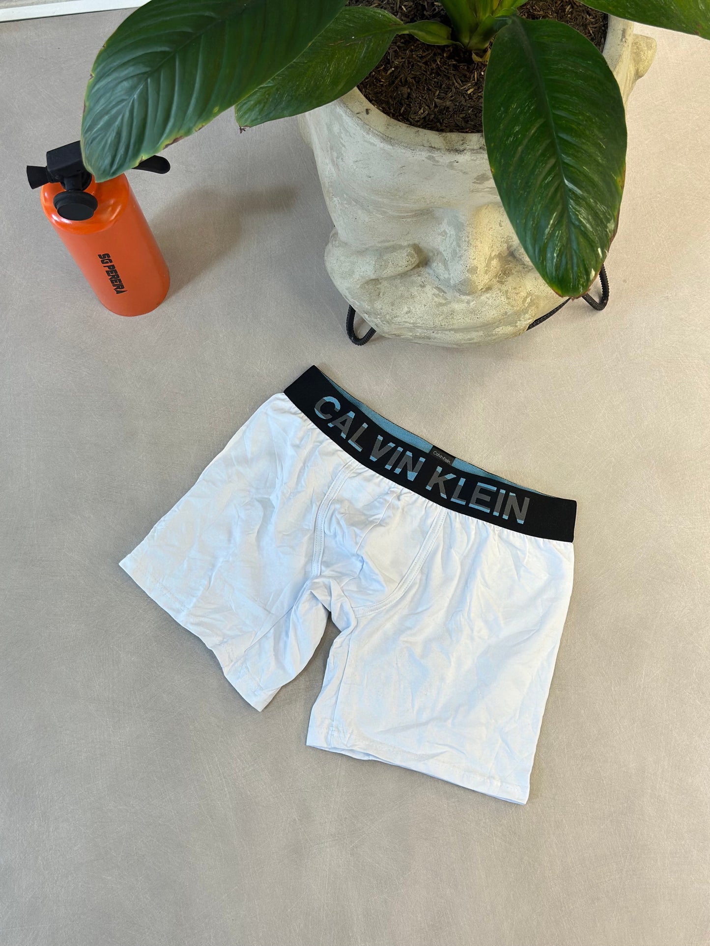 BOXERS CAL BLANCO LINEA AZUL