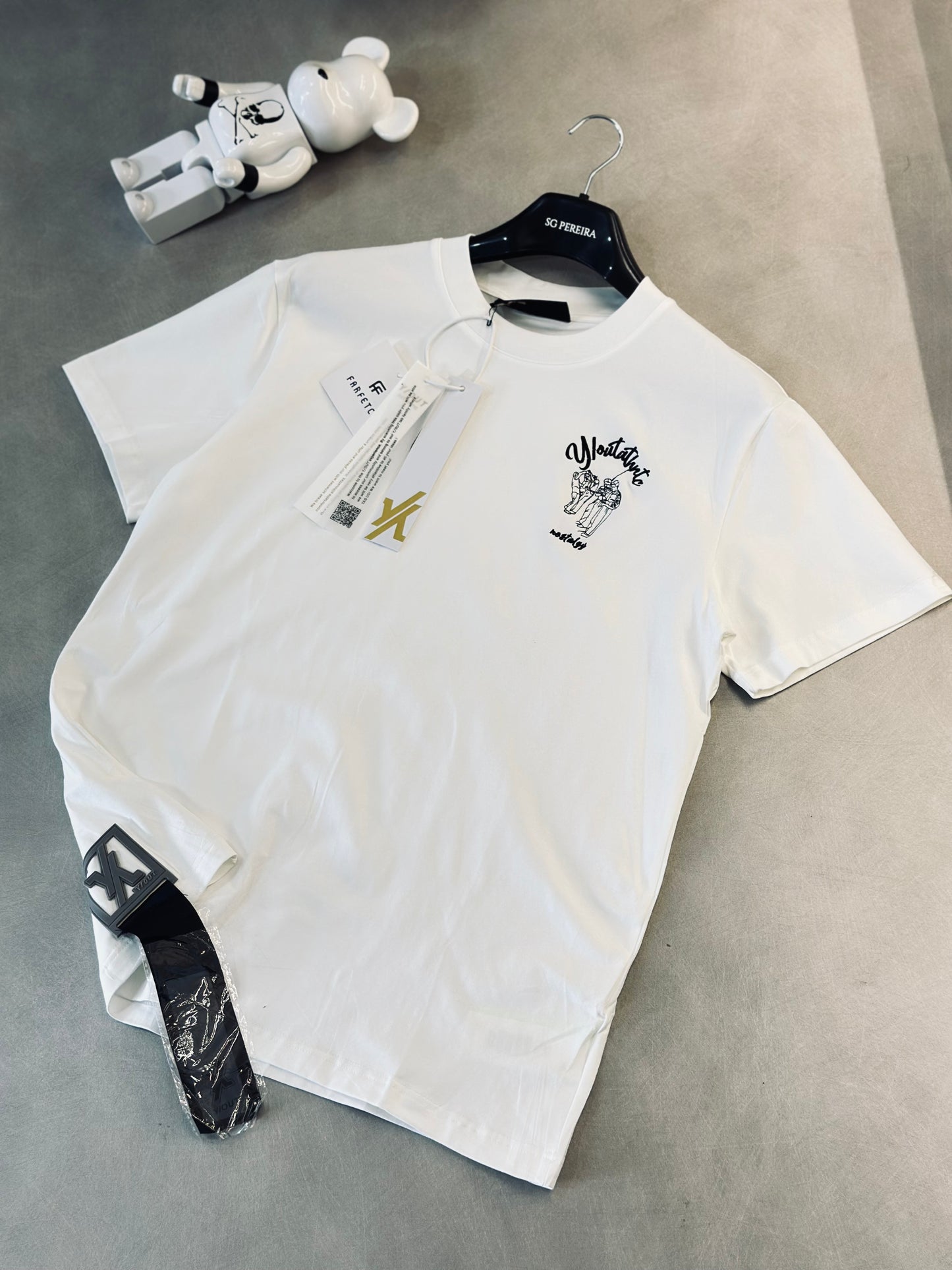 CAMISETA SLIM YOU BLANCA PERSONAS TEJIDO