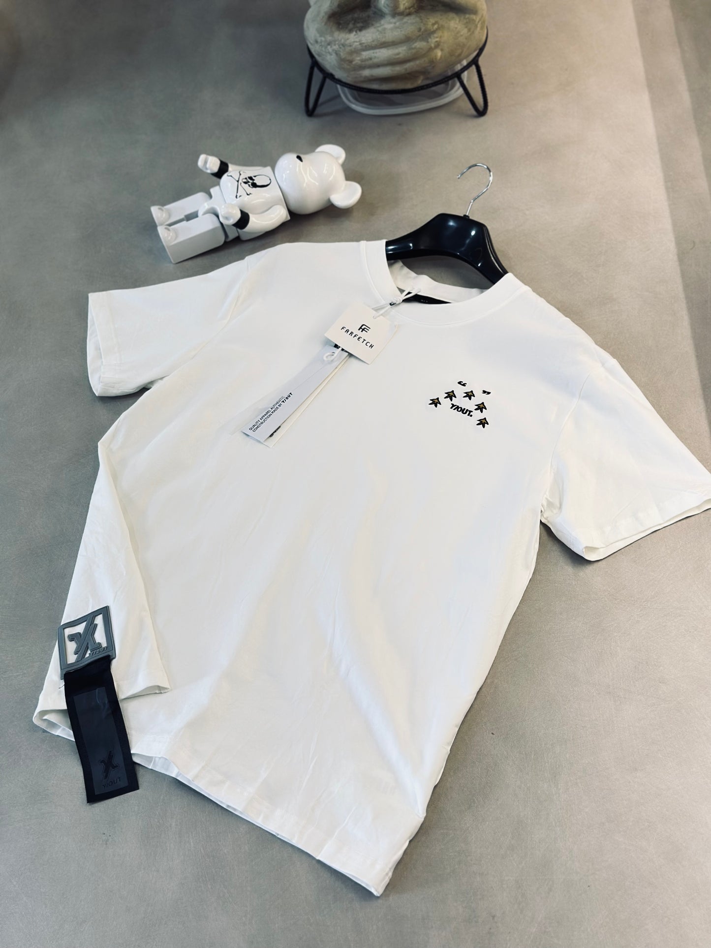 CAMISETA SLIM YOU BLANCA ESTRELLAS TEJIDO
