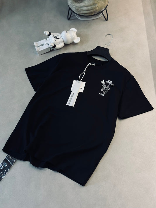 CAMISETA SLIM YOU NEGRA PERSONAS TEJIDO
